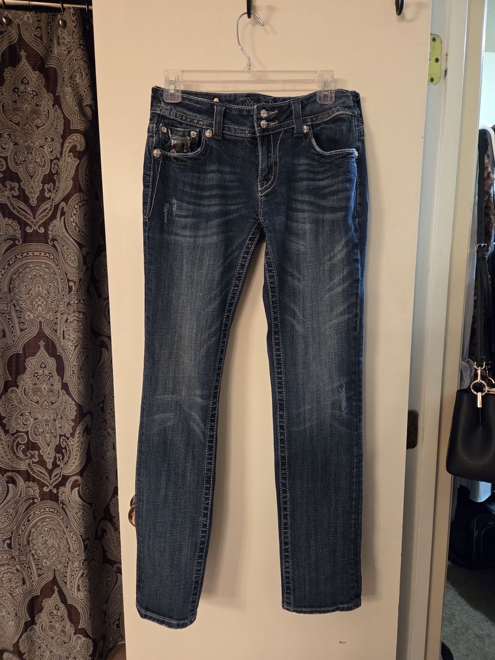 Miss Me SZ 30 Women's Skinny Jeans in Faded Blue